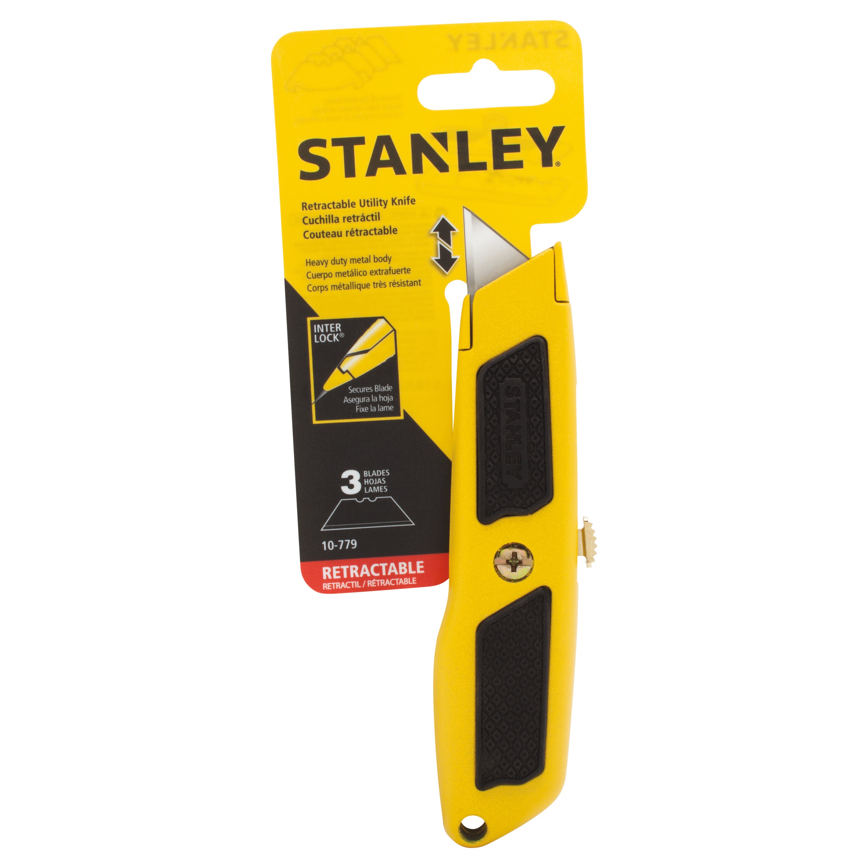 6 in Dynagrip® Retractable Utility Knife - 10-779 | STANLEY Tools