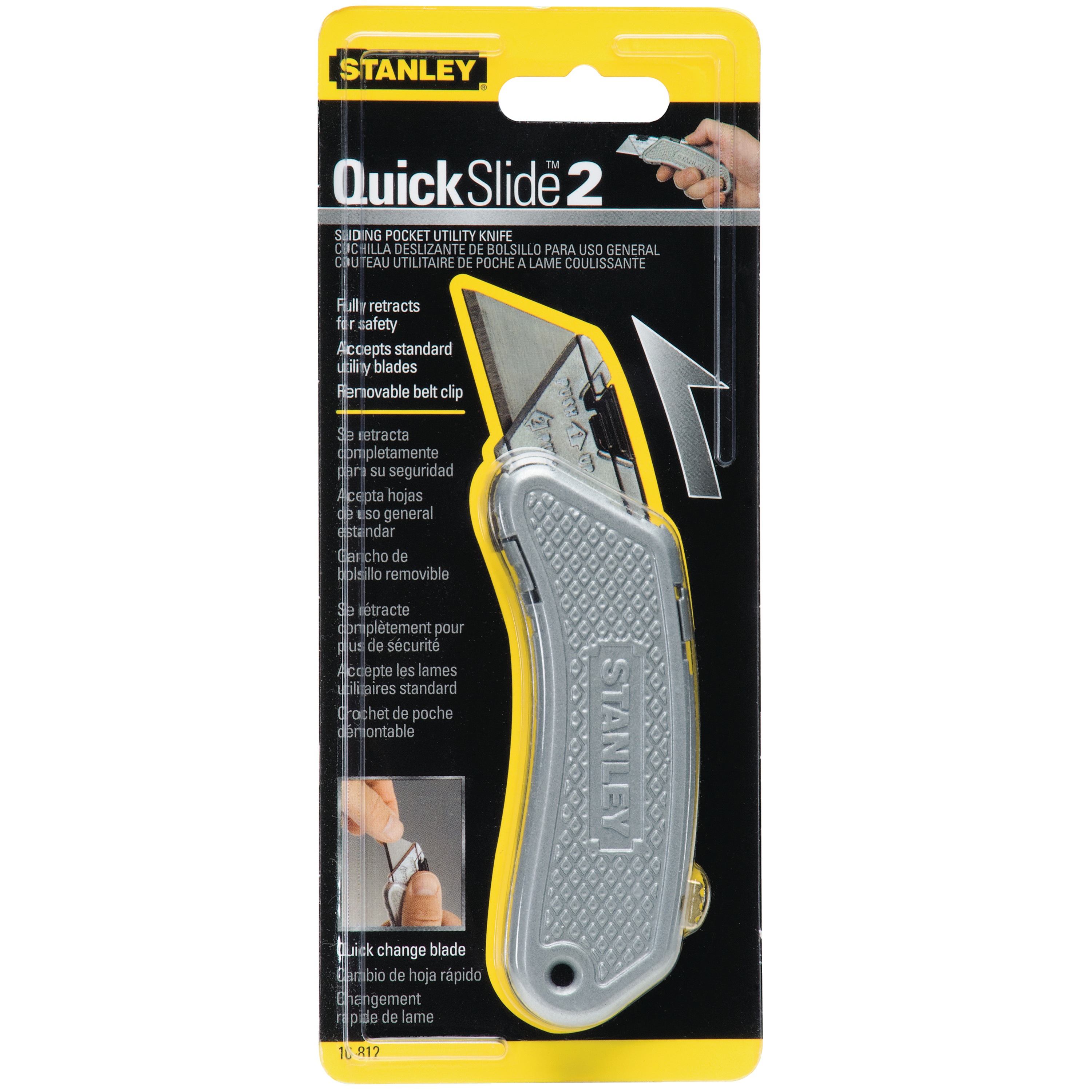 4-1/4 in QuickSlide® Knife - 10-812 | STANLEY Tools