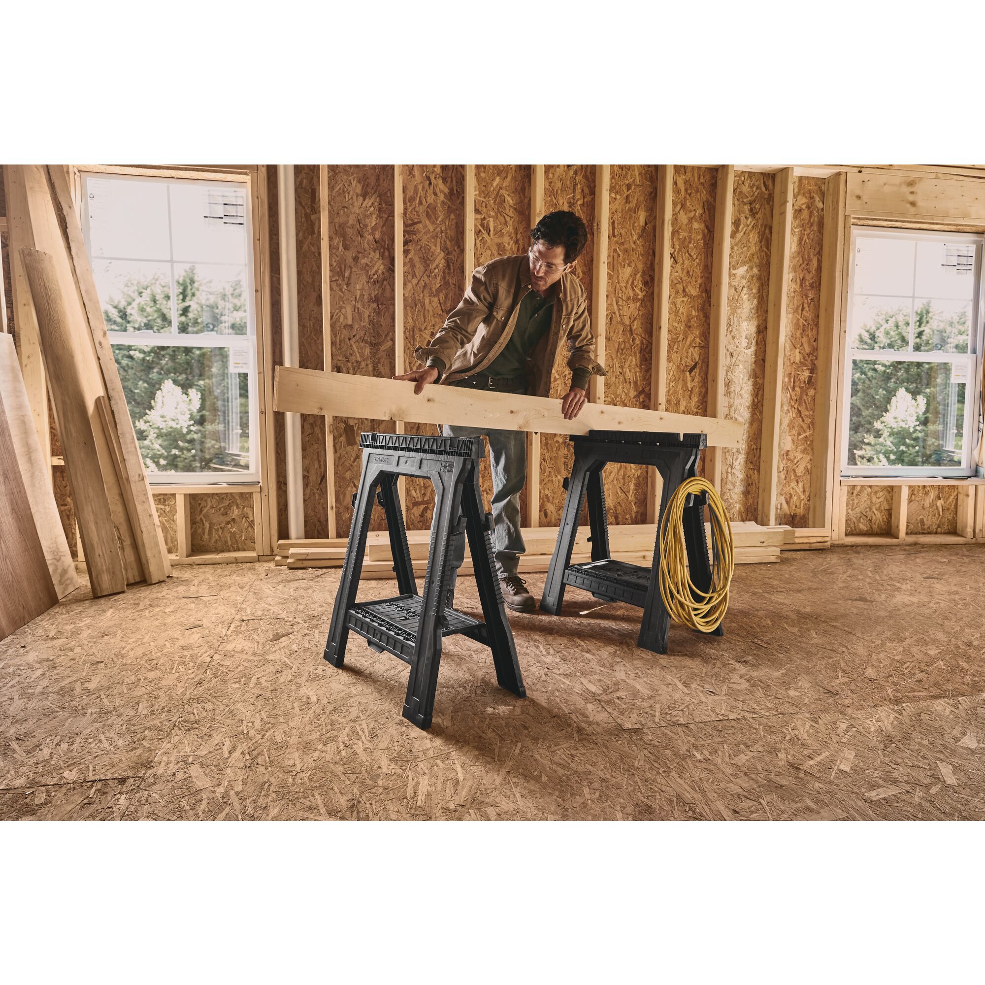 Foldable sawhorse deals