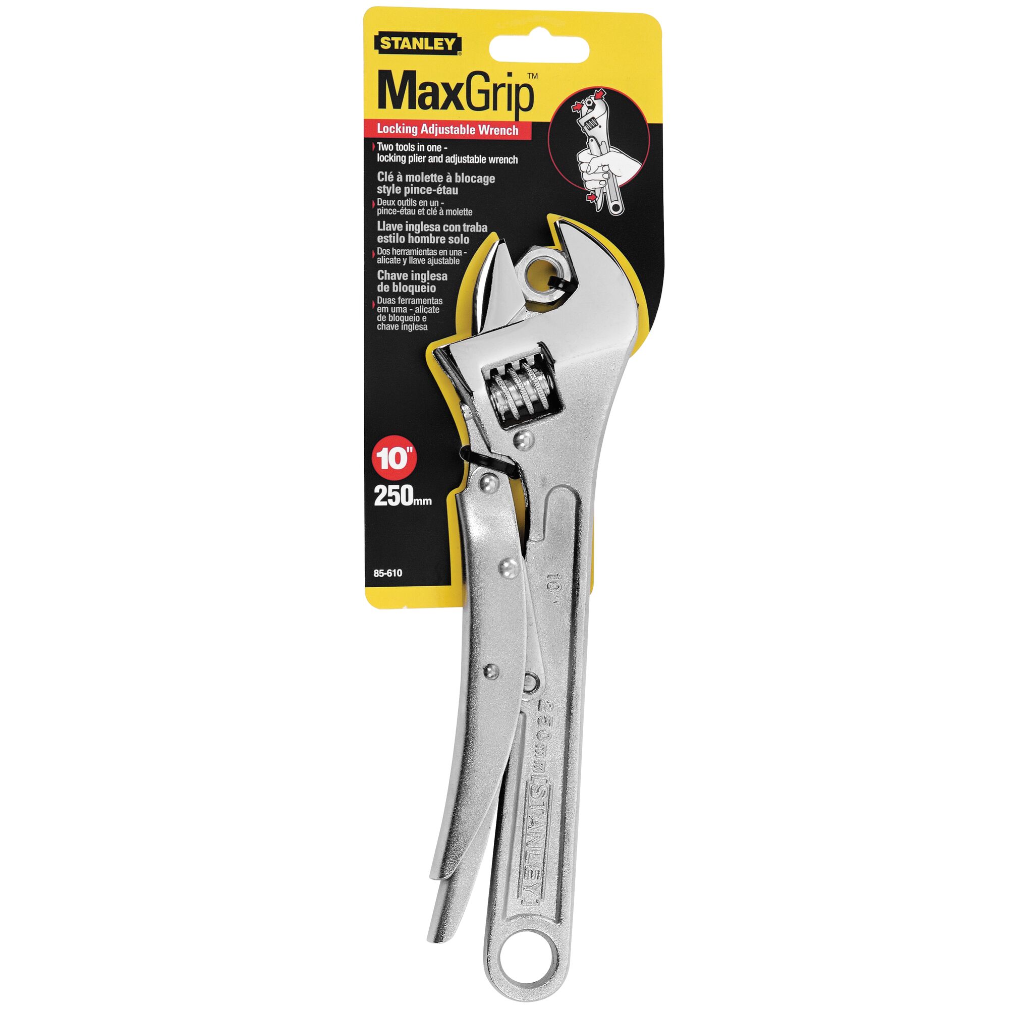 Locking shop adjustable spanner