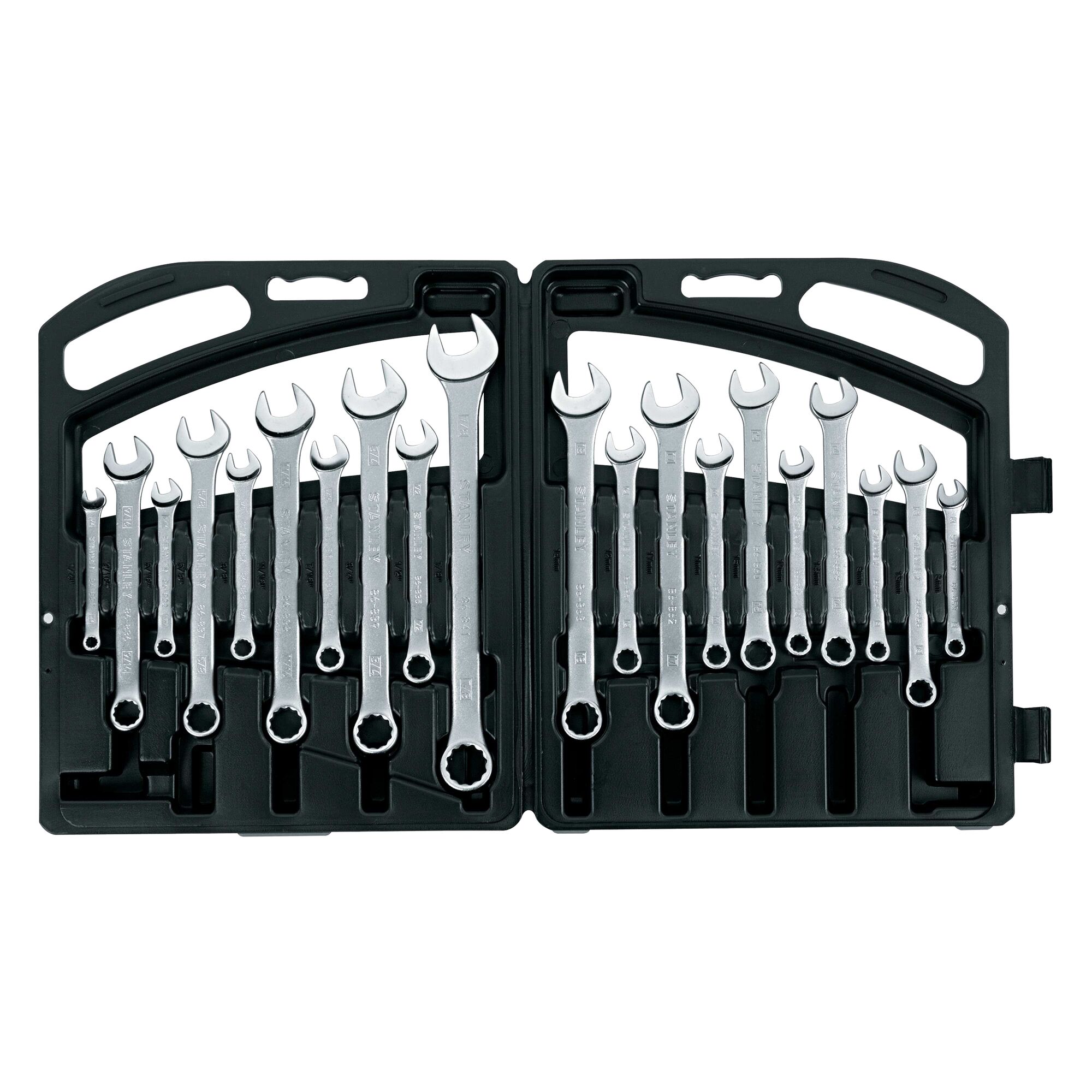 Wrench set with deals case