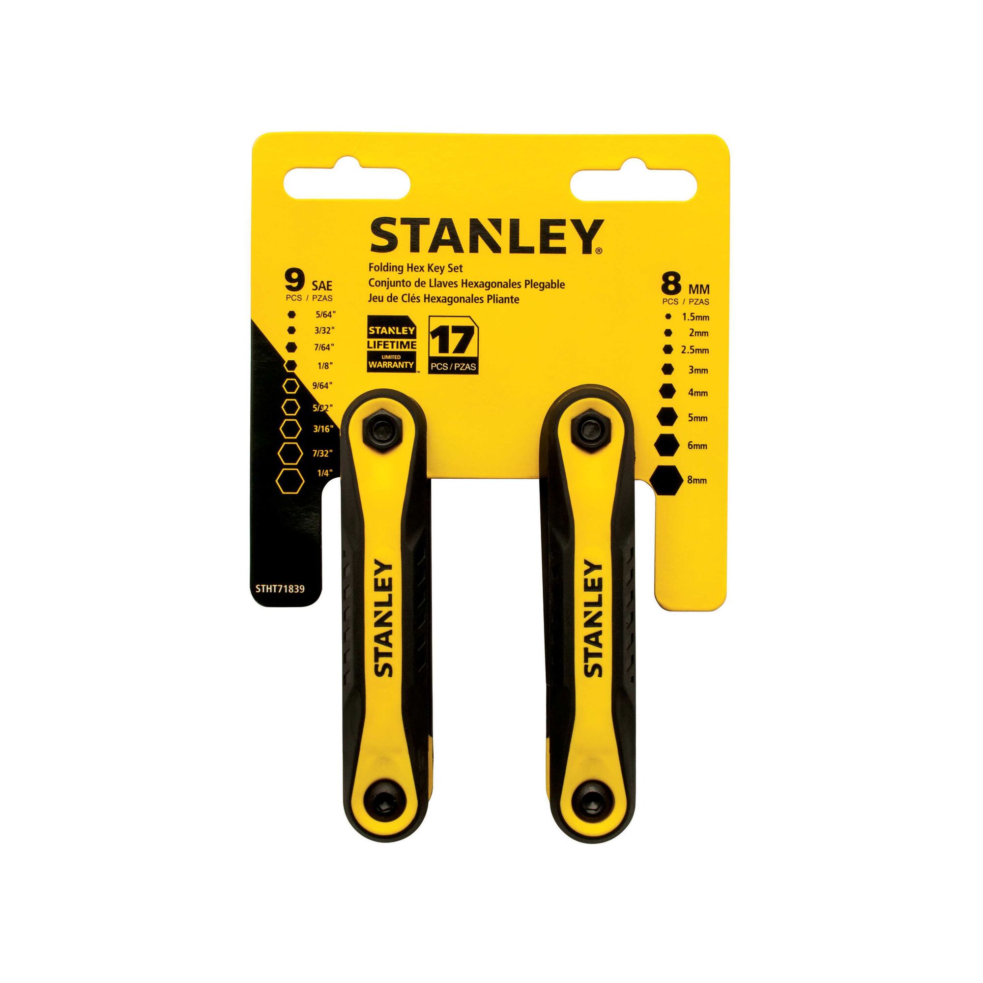 Metric folding deals hex key set